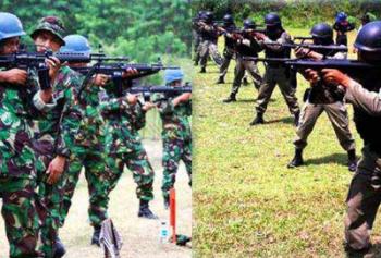 Sejak sore hingga malam Tentara Tembaki Mako Brimob Polda Kepri